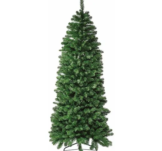 Albero di natale Slim Kentucky in PVC di Altissima Qualità per dimensioni ridotte -180 cm