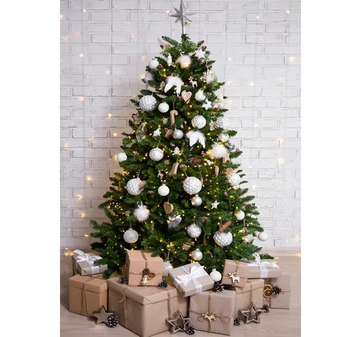 Albero di Natale 'Vienna', Altezza 150 cm, Con pigne incluse, 468 rami atossici, 100x100x1...