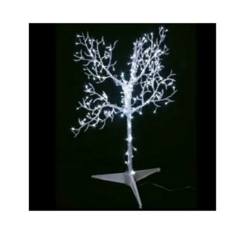 ALBERO LUMINOSO IN METALLO H90CM 210 LED BIANCHI E FLASH BIANCO FREDDO 318 10726 31810726...