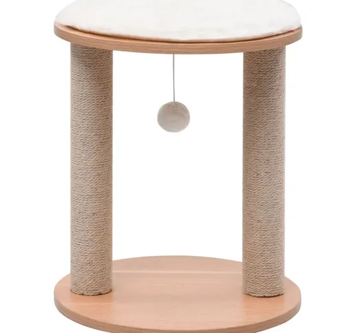 Albero per Gatti Piccolo con Pali Tiragraffi in Sisal 44 cm