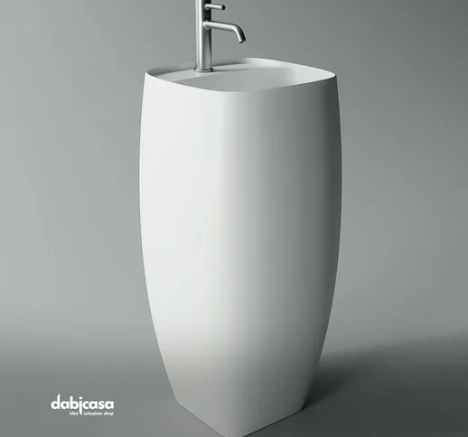 Alice Ceramica ' Nur' Lavabo Freestanding Plan Bianco Opaco