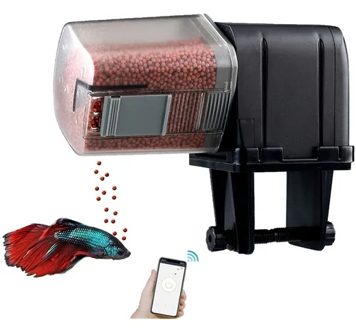 Alimentatore automatico per pesci d'acquario, alimentatore elettrico a prova di umidità