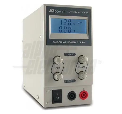 Alpha elettronica alimentatore da laboratorio a tensione regolabile 0-30v 5a alp3005m