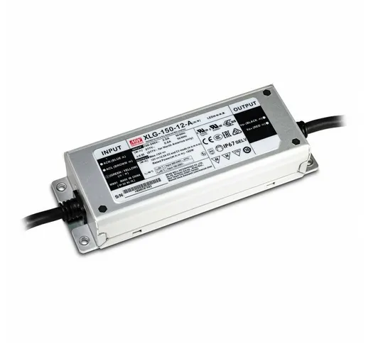 Alimentatore  da Esterno 12V 150W Trasformatore Per Strip Led IP67 XLG-150-12A