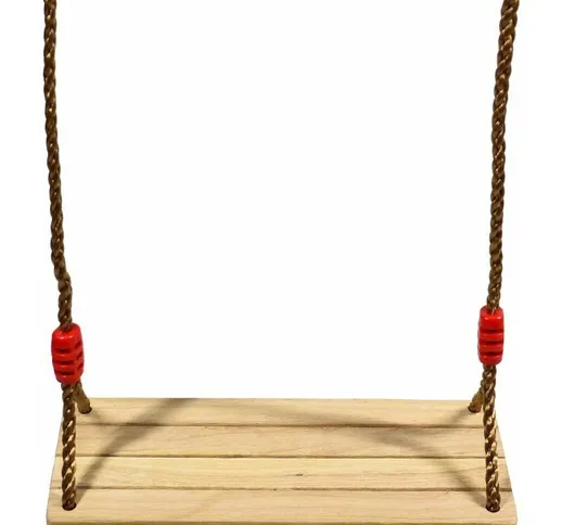 Tumalagia - Altalena in legno per bambini Altalena in legno per adulti con corde regolabil...