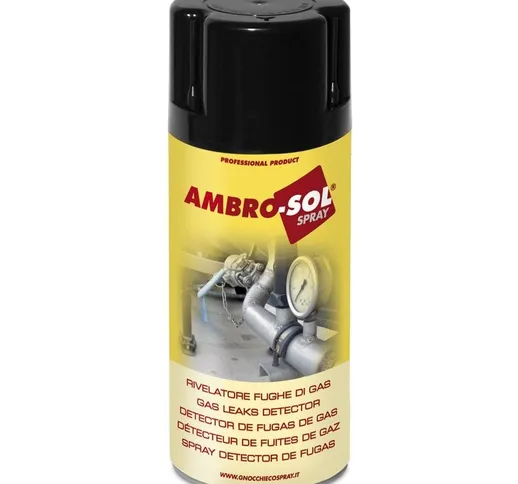 Ambro-sol - Spray rilevatore fughe gas ambrosol bomboletta da 300 millilitri