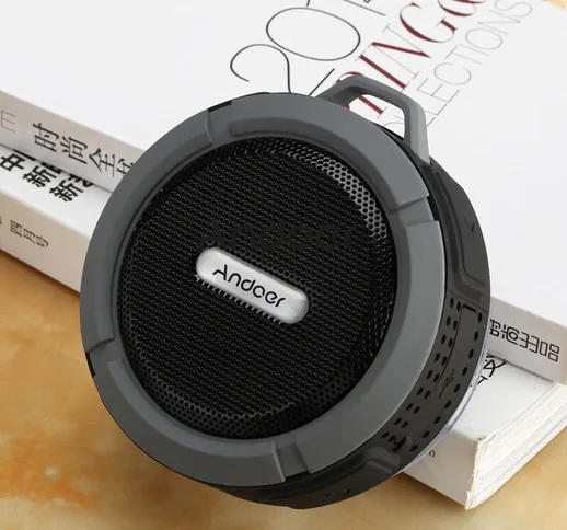 5W Wireless Bluetooth 3.0 Altoparlante stereo da esterno Soundbox Vivavoce Microfono Vivav...