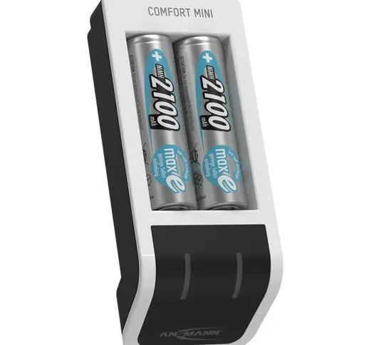 Comfort Mini Caricabatterie universale Incl. Batterie ricaricabili NiMH Ministilo (AAA), S...
