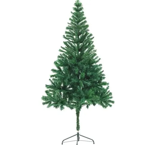 Albero di Natale Realistico Artificiale 210 cm 700 Rami Pino Abete Verde Naturale