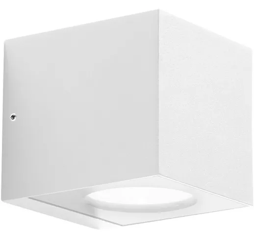 Applique gea led ges1090 led ip65 bianco lampada parete moderna sterno, tonalità luce 3000...