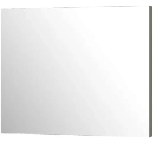Aquazuro specchio del bagno Napoli 90 centimetri scuro opaco grigio