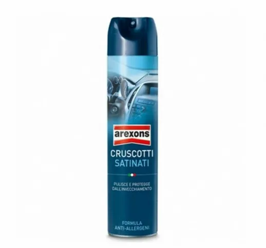 Bomboletta Spray per Cruscotti Auto Satinato Arexons per Interni plastica 600ml