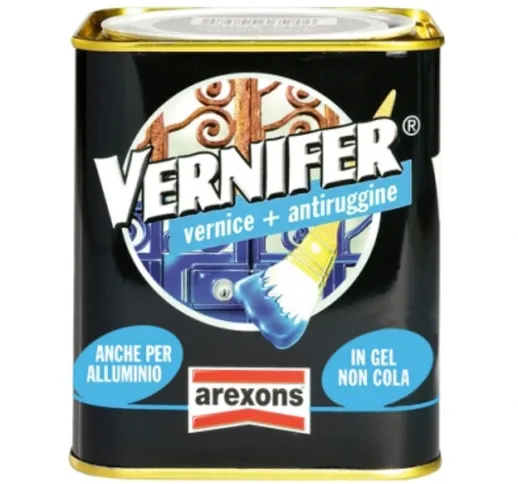  VERNIFER SMALTO VERNICE ANTIRUGGINE IN GEL 750ml | 4896-grigio-forgia-metallizzato-750-ml...