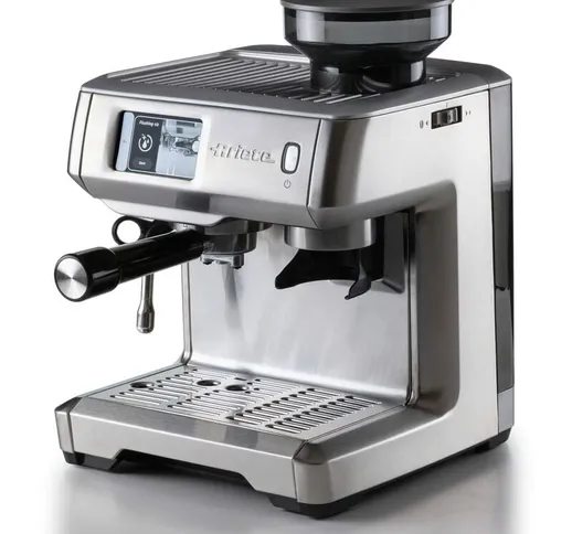 Macchina da Caffè in Metallo 1312, 1600 Watt, 15 Bar, Capacità in Grani 220 g, Regolazione...