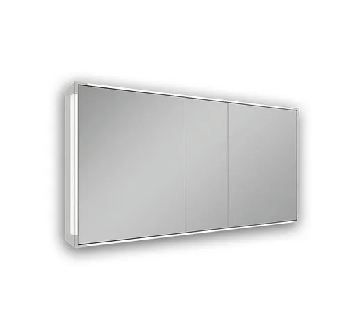 Armadio a specchio Linea A LED 166.150, A15 150/3/LED, 150x73,4x15,8cm, compimento: Standa...