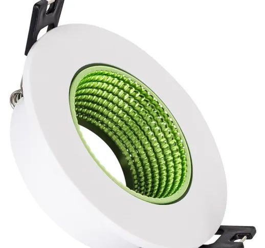 Ledkia - Portafaretto Downlight Circolare Basculante Colorato per Lampadina led GU10 / GU5...