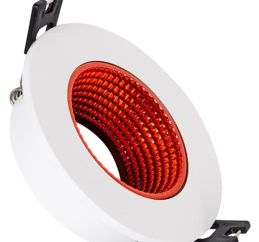 Ledkia - Portafaretto Downlight Circolare Basculante Colorato per Lampadina led GU10 / GU5...