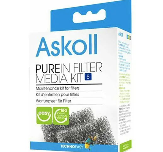 Askoll - PureIn Filter Media Kit Ricambi Per Filtri Interni Mimetici In Acquari Small