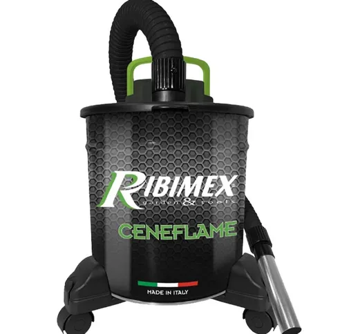 Ribimex - Bidone Aspiracenere elettrico Ceneflame 1200W