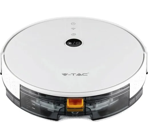 VT-5555 white Robot per pulizia Bianco Telecomandabile, Gestito da app, Compatibile con Am...