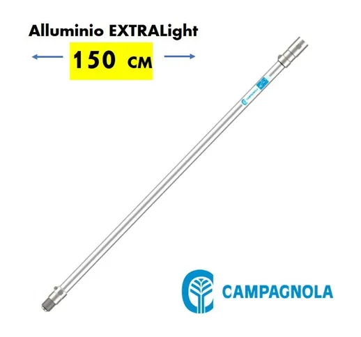 Asta di prolunga pneumatica FISSA in ALLUMINIO - - da 150 Cm senza impugnatura