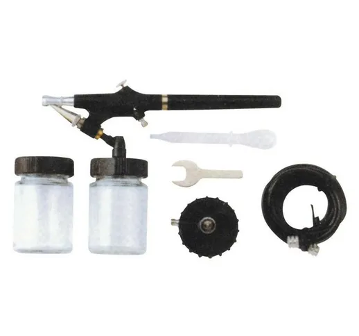 Kit aerografo aero penna asturo mod.abs-1 per modellismo e decorazione per compressore - S...