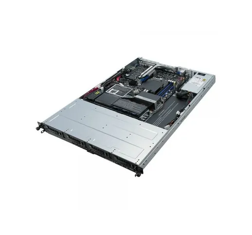 ASUS RS300-E10-PS4 Intel C242 LGA 1151 (Presa H4) Rack (1U) Nero, Metallico