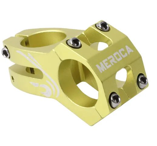 Attacco manubrio bici resistente all'usura MTB manubrio manubrio 31,8 mm regolabile in all...