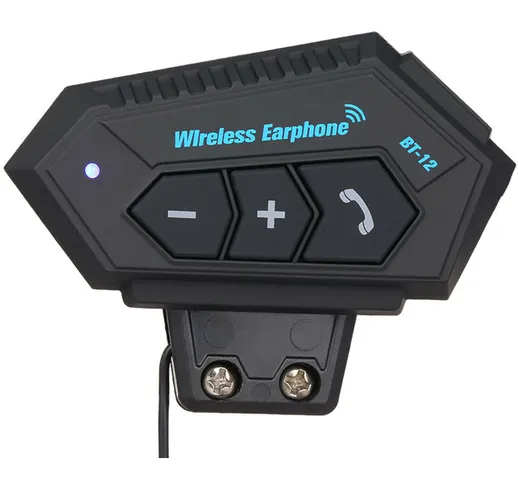 Auricolare per casco moto Auricolare Bluetooth 4.0 + edr Auricolare wireless Vivavoce con...