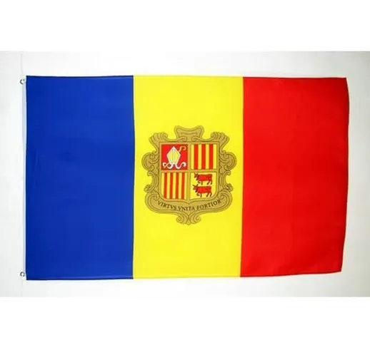Bandiera Andorra 90x60cm - Bandiera andorrana 60 x 90 cm - Az Flag