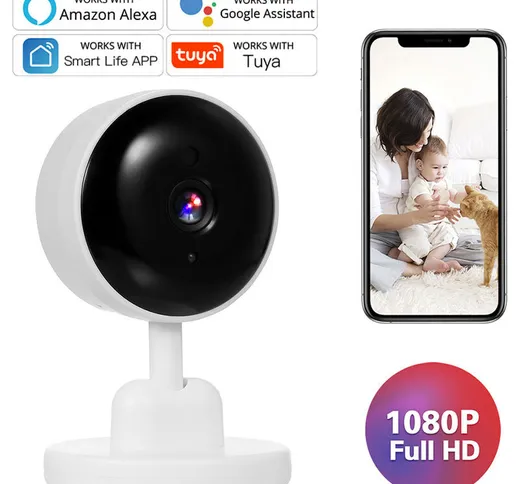 Tancyco - Baby Monitor WiFi Camera 1080P fhd Telecamera di sicurezza domestica con visione...
