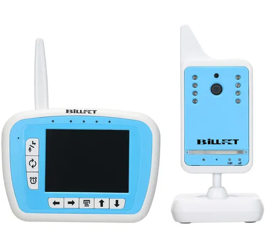 Baby monitor wireless da 3,3 pollici a 2,4 GHz + supporto fotocamera Associazione automati...