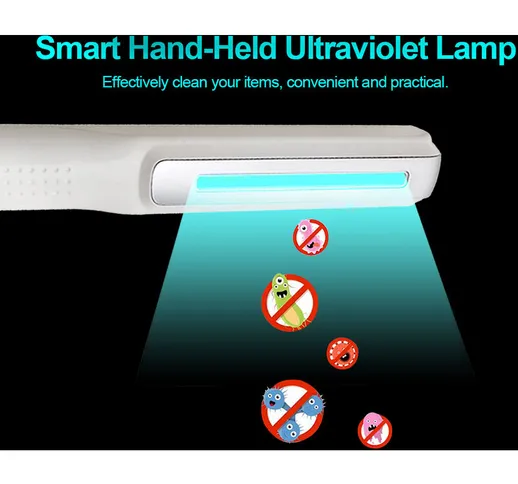 Asupermall - Bacchetta astuta ultravioletta UV purificatore portatile della lampada Light...