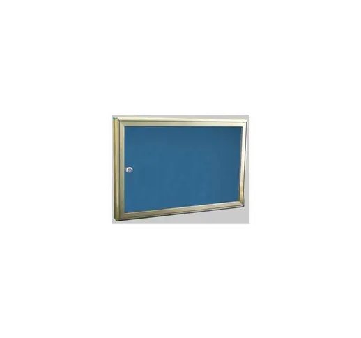 Bacheca porta avvisi alluminio cm 55x37x5 (per 2 fogli A4 o 1 foglio A3)