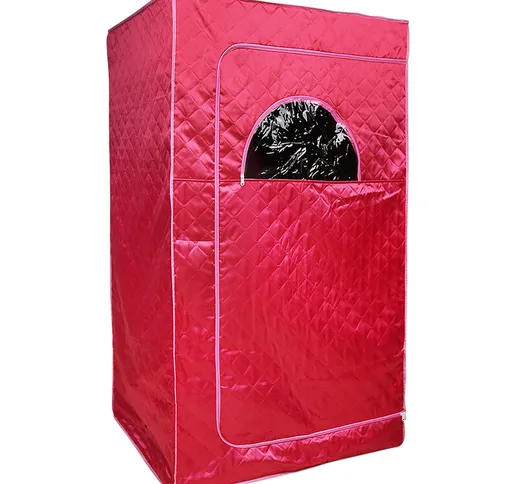 Bagno sauna integrale 10080170cm con vaporizzatore (rosso)