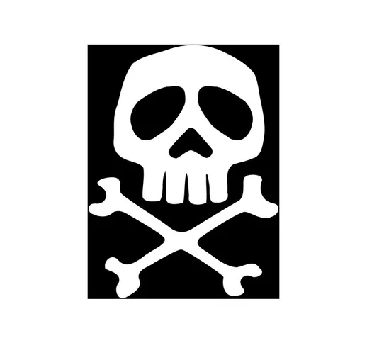 Bandiera Pirati Jolly Roger20X30 Poliestere Per Nautica Camper Barca