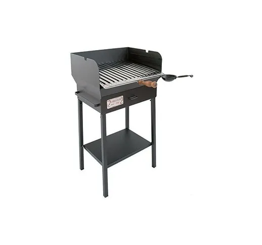 Bricoshop24 - Barbecue a Carbonella Ferro Griglia Acciaio Inox Carbone BBQ da Balcone Giar...