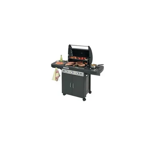 Barbecue a gas  3 series classic ls plus dual gas gpl e metano