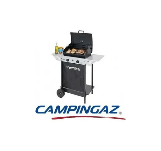  - barbecue a gas XPERT100L+ROCKY con pietra lavica fornello griglia bbq