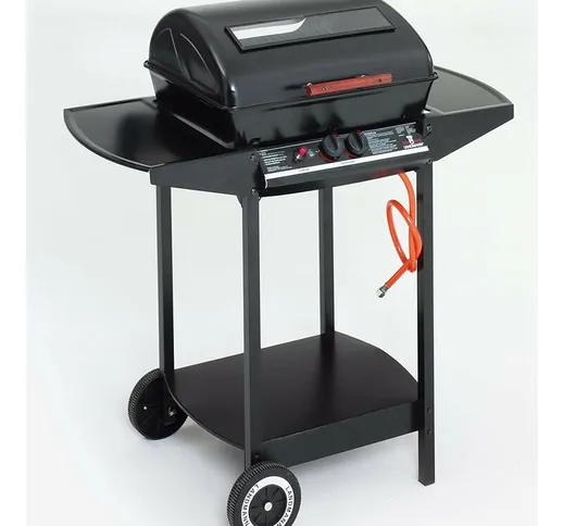 BARBECUE A GAS MOBILE 2 FUOCHI 93 x 52 CM