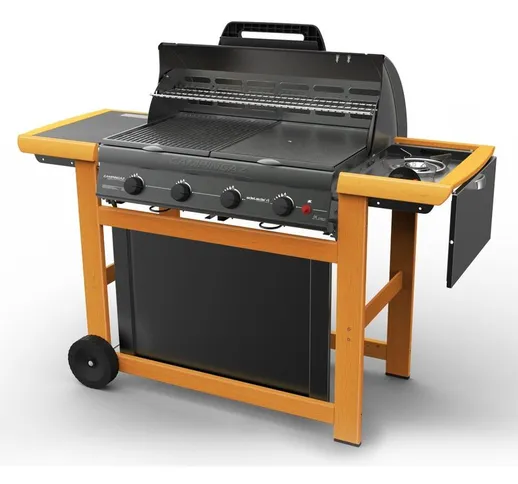 Barbecue a gas professionale in legno 4 Woody DLX - 