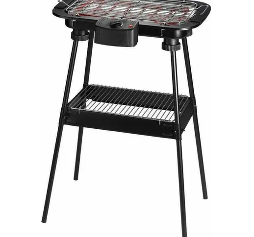 Barbecue elettrico con piedi da 2000W Per esterno Giardino BBQ idea regalo