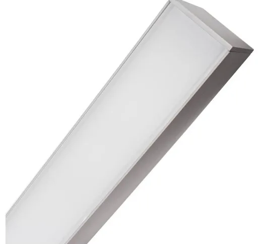 Barra Lineare LED New Turner 40W (UGR19) Bianco Freddo 6000K Argento