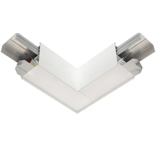 Barra Lineare led New Turner 'l' 8W (UGR19) Bianco Freddo 6000K Bianco77 mm120º - Bianco F...