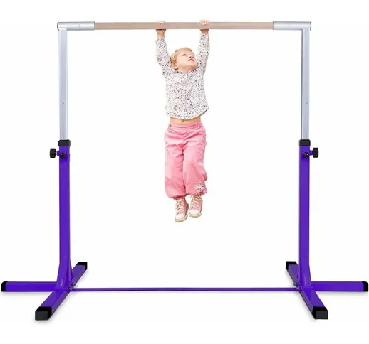 Goplus - Barra Orizzontale Ginnastica per Bambini, Attrezzatura per l'Allenamento, Ginnast...