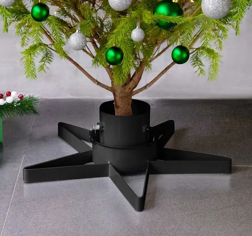 Vidaxl - Base per Albero di Natale Nera 47x47x13,5 cm