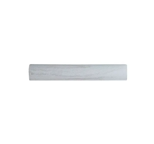 Bastone metallo 150CM bianco/beige D.22