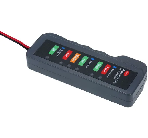 Asupermall - Batteria 12V batteria auto alternatore tester LED Digital Condizione alternat...