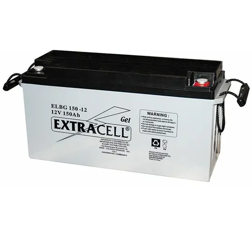Batteria al piombo gel ermetica 12V 150Ah