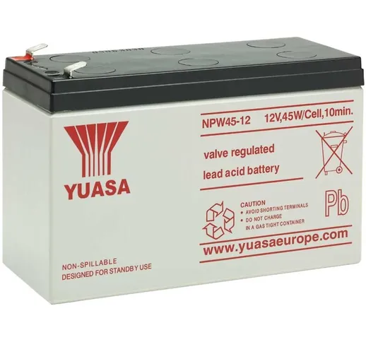 Yuasa - batteria NPW45-12 vrla 12V 8.5 Ah